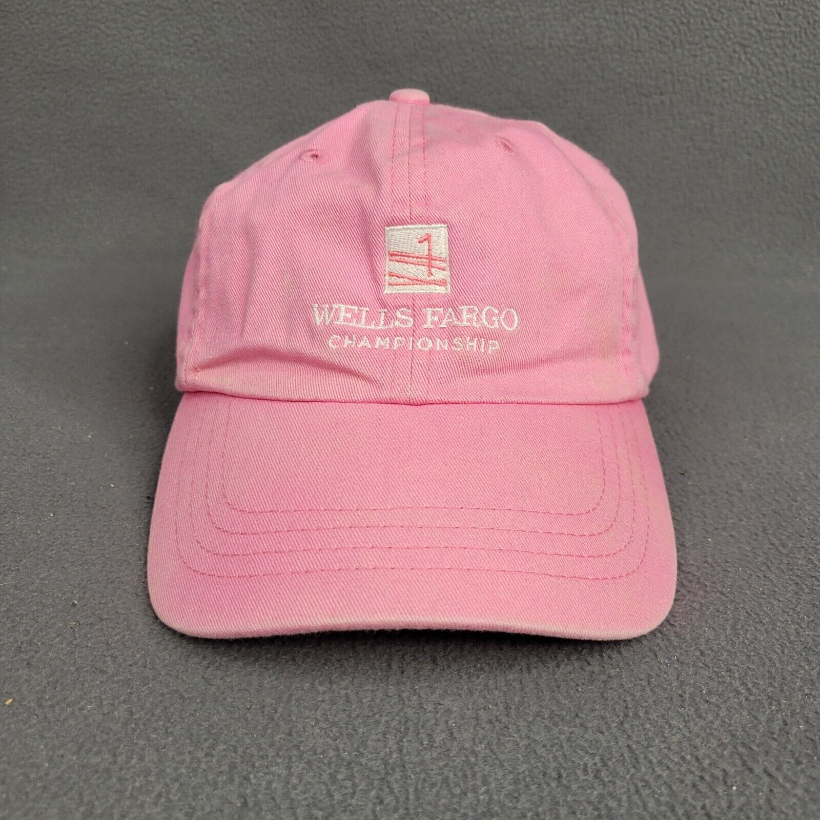 Wells Fargo Championship Golf Hat Womens Adjustable Pink Osfa Cap